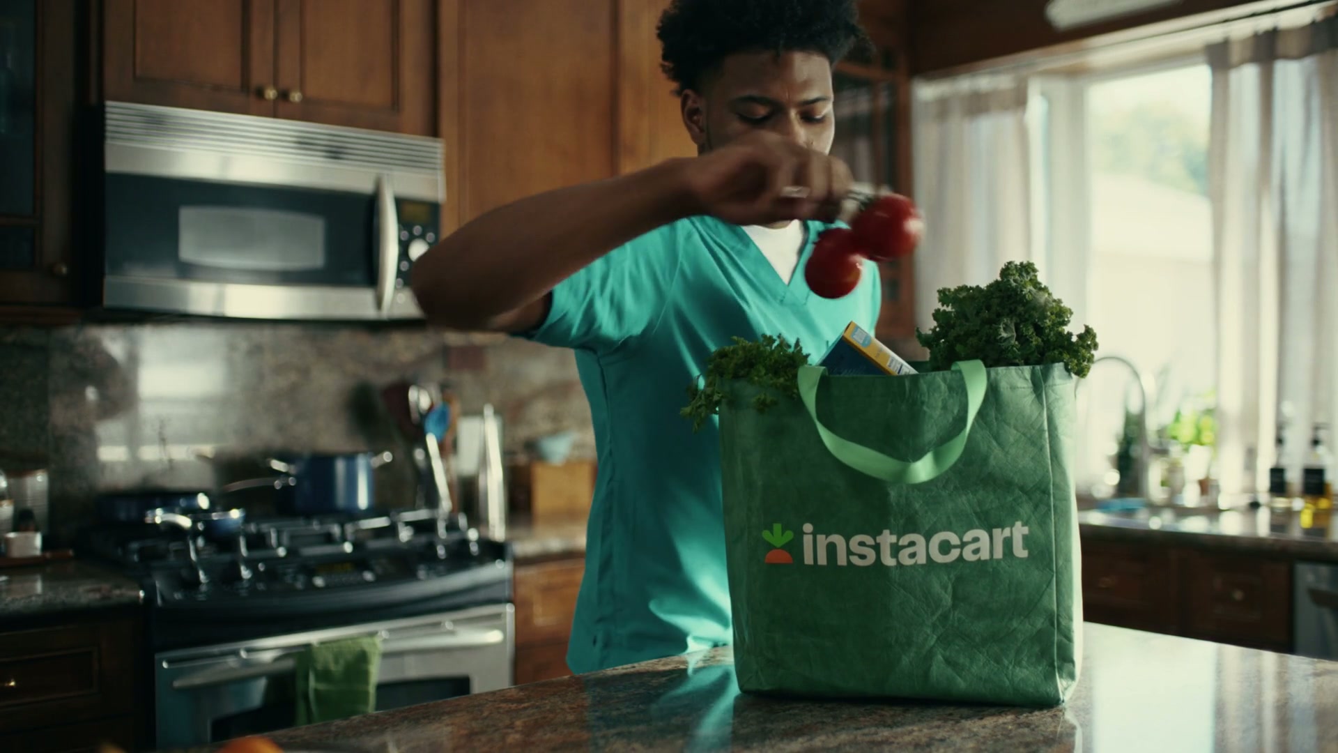 Still from Benjamin’s Instacart Story by Double Dice Films